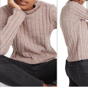 NWT Madewell donegal turtle neck sweater